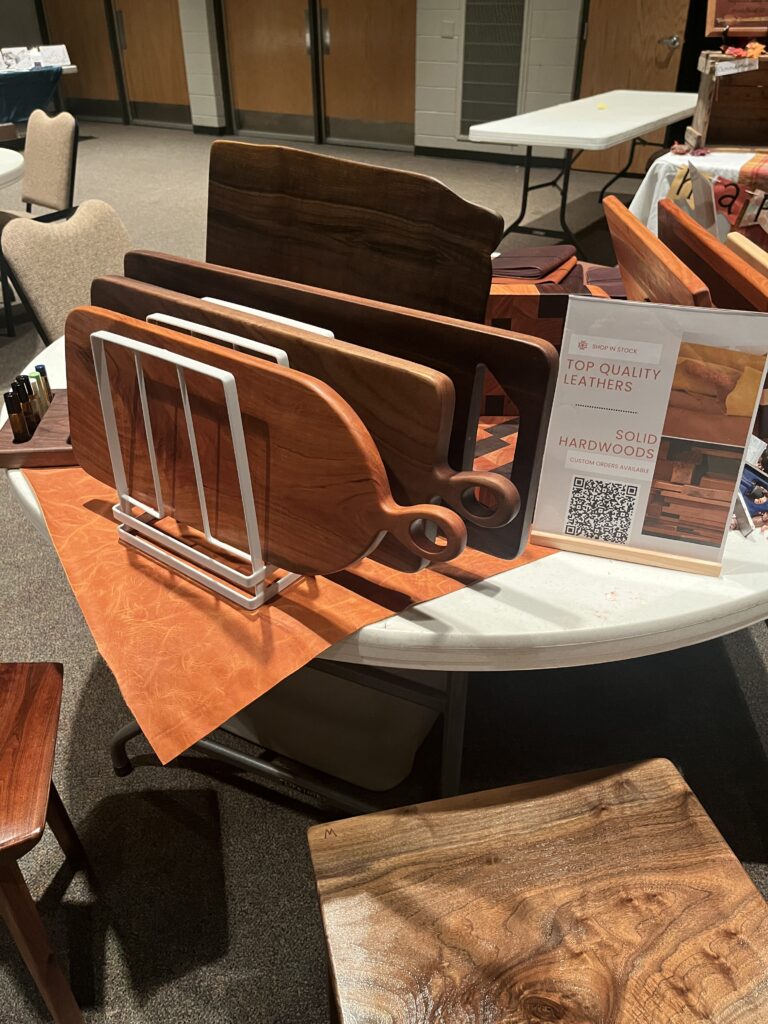 Handmade cutting and charcuterie boards